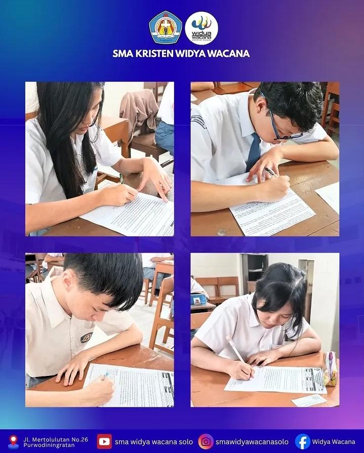 berita, ASAJ & Sidang Panel Lintas Mata Pelajaran, sma widya wacana, widya wacana, ysk,  yayasan sekolah kristen, yayasan, surakarta, sma