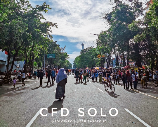 PPDB, Senam Bersama di CFD, sma widya wacana, widya wacana, ysk,  yayasan sekolah kristen, yayasan, surakarta, sma