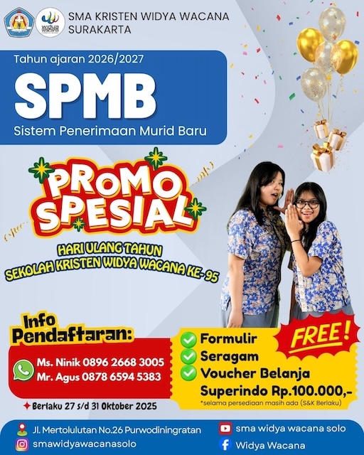 berita, sma widya wacana, widya wacana, ysk,  yayasan sekolah kristen, yayasan, surakarta, sma