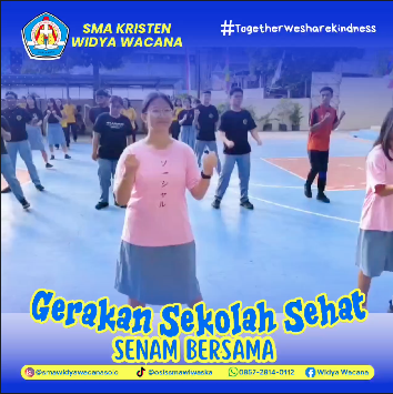 PPDB, Gerakan Sekolah Sehat Senam Bersama, sma widya wacana, widya wacana, ysk,  yayasan sekolah kristen, yayasan, surakarta, sma
