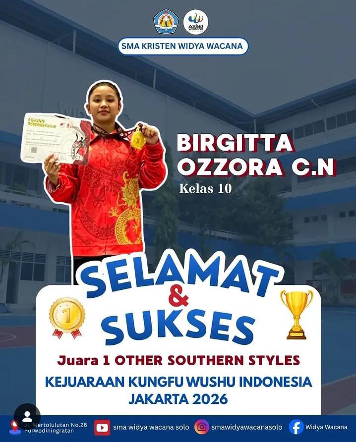 prestasi, , sma widya wacana, widya wacana, ysk,  yayasan sekolah kristen, yayasan, surakarta, sma